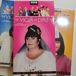 The Vicar of Dibley VHS Tapes  Volume's 1-6 (2 sealed # 3 & 4)